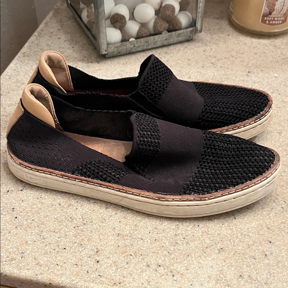UGG Black and Tan Women's Loafers
